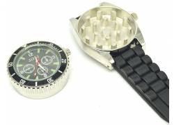 Time Grinder Metal Τρίφτης Ρολόι Μαύρο 43mm - 2 parts