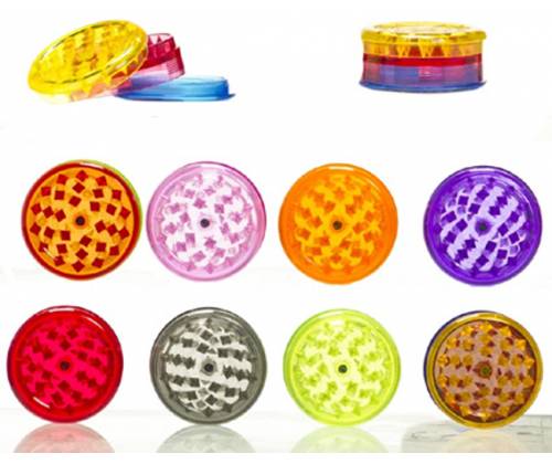 Grinder Τρίφτης Πλαστικός 60mm - 3 Parts (βιδωτή βάση) - Τιμή: 0,99€