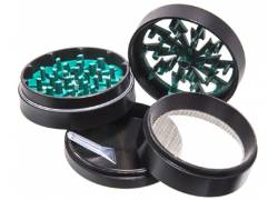 Dope Bross Grinder Τρίφτης Window 63mm - 4 parts  (αλουμίνιο) BN-29MIX