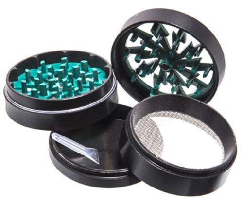 Dope Bross Grinder Τρίφτης Window 63mm - 4 parts  (αλουμίνιο) BN-29MIX - Τιμή: 14,90€