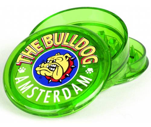 The Bulldog Amsterdam Grinder Διάφανο Πλαστικό Πράσινο- 3 Parts - Τιμή: 5,00€