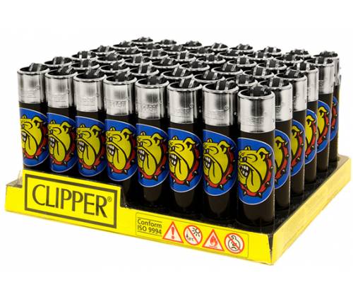 The Bulldog Amsterdam Lighter Clipper - Black -  Price: 1,50€