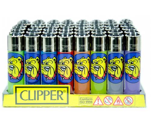 The Bulldog Amsterdam Αναπτήρας Clipper - Transparent - Τιμή: 1,50€