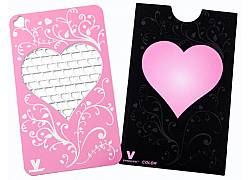 V-syndicate Credit Card Grinder Σχέδιο Heart