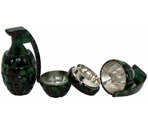 Grinder Τρίφτης Grenade Χειροβομβίδα - 3 Parts - Τιμή: 9,00€