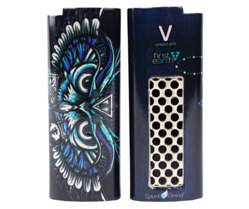 V-Syndicate Grinder - Θήκη για Αναπτήρα Bic Μεγάλο | Spark & Grind Σχέδιο Owl -  Price: 11,90€