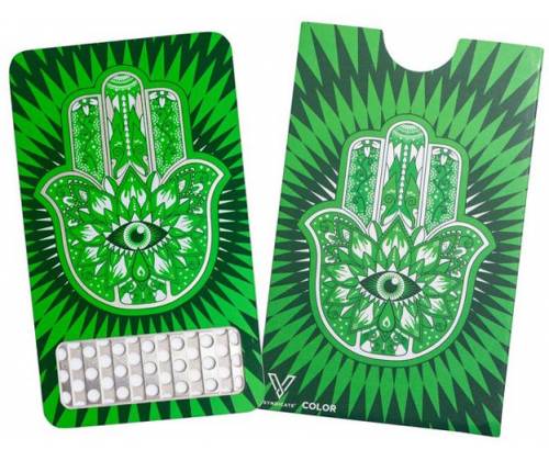 V-syndicate Credit Card Grinder Σχέδιο Hamsa Green - Τιμή: 5,30€