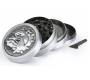 The Bulldog Amsterdam Grinder Μεταλλικό Ασημί - 4 Parts NEW DESIGN - Τιμή: 20,00€