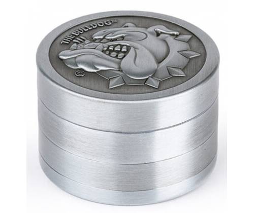 The Bulldog Amsterdam Grinder Μεταλλικό Ασημί - 4 Parts NEW DESIGN - Τιμή: 20,00€