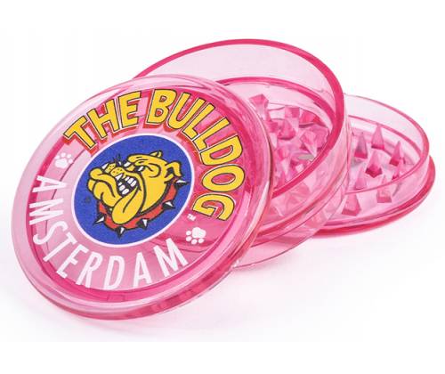 The Bulldog Amsterdam Grinder Διάφανο Πλαστικό Ροζ - 3 Parts - Τιμή: 5,00€