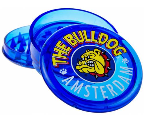 The Bulldog Amsterdam Grinder Διάφανο Πλαστικό Μπλε - 3 Parts - Τιμή: 5,00€
