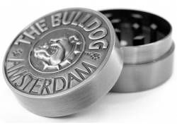 The Bulldog Amsterdam Grinder Μεταλλικό Ασημί 40mm - 2 Parts