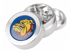 The Bulldog Amsterdam Grinder Μεταλλικό Ασημί 35mm - 3 Parts