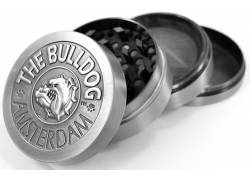 The Bulldog Amsterdam Grinder Μεταλλικό Ασημί 50mm - 4 Parts