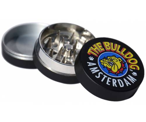 The Bulldog Amsterdam Grinder Μεταλλικό Μαύρο - 3 Parts - Τιμή: 12,00€