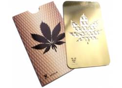 V-syndicate Credit Card Grinder Σχέδιο Gold Leaf