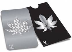 V-syndicate Credit Card Grinder Σχέδιο Leaf