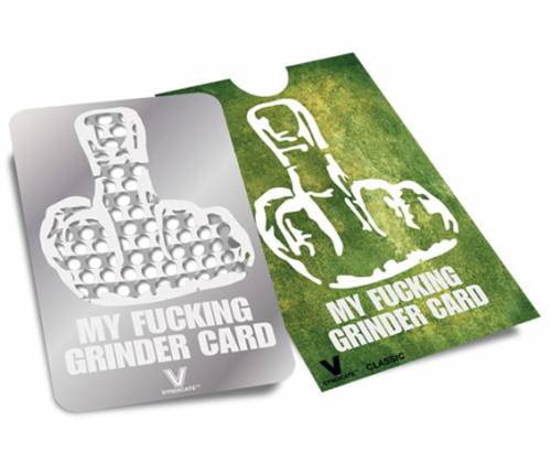 V-syndicate Credit Card Grinder Σχέδιο My Fucking - Τιμή: 4,60€