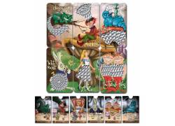 V-syndicate Credit Card Grinder Αλουμινίου Σχέδιο Alice in Grinderland Collection - Συλλογή 6 τεμ.