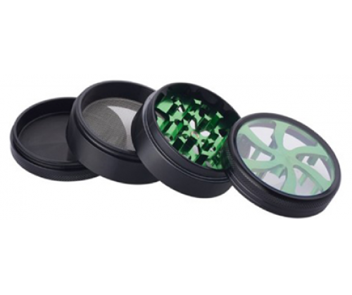 Atomic Grinder Τρίφτης με Παράθυρο 60mm - 4 parts - Τιμή: 13,50€