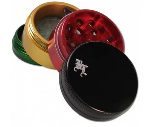 Black Leaf Grinder Τρίφτης Rasta 39mm Aluminium - 4 Parts - Τιμή: 11,50€