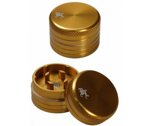 BL Grinder Τρίφτης Mini Αλουμινίου Χρυσό 29mm - 2 Parts - Τιμή: 4,90€