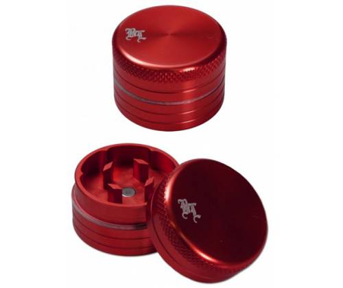 BL Grinder Τρίφτης Mini Αλουμινίου Κόκκινο 29mm - 2 Parts - Τιμή: 4,90€