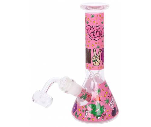 Bong Σετ «Baked Bunny» με Bong, Δίσκο, Grinder, Σταχτοδοχείο και Βάζο Αποθήκευσης - Τιμή: 35,50€