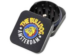 The Bulldog Amsterdam Grinder Metal Black Square 55mm - 2 Parts