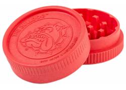 The Bulldog Amsterdam Grinder Embossed Eco Κόκκινο 55mm - 2 Parts