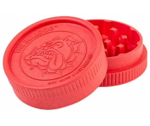 The Bulldog Amsterdam Grinder Embossed Eco Κόκκινο 55mm - 2 Parts - Τιμή: 6,20€