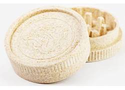 The Bulldog Amsterdam Grinder Embossed Eco Λευκό 55mm - 2 Parts