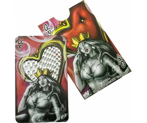 V-syndicate Credit Card Grinder Σχέδιο Royal Highness Queen - Τιμή: 6,40€