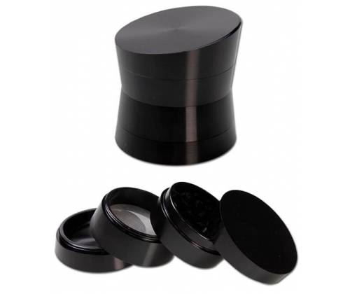 Black Leaf Grinder Τρίφτης «Diabolo» 58mm Aluminium Μαύρο - 4 Parts - Τιμή: 17,90€