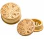 Grinder Τρίφτης Ξύλινο Leaf - 2 Parts - Τιμή: 3,50€