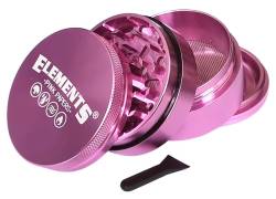 Elements Grinder Τρίφτης Pink 55mm Aluminium - 4 Parts