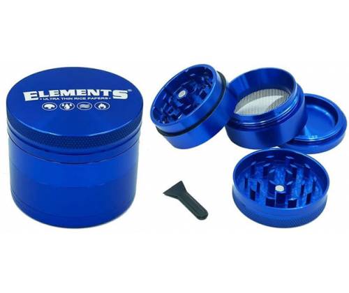 Elements Grinder Τρίφτης Μπλε Large 61mm Aluminium - 4 Parts - Τιμή: 19,50€