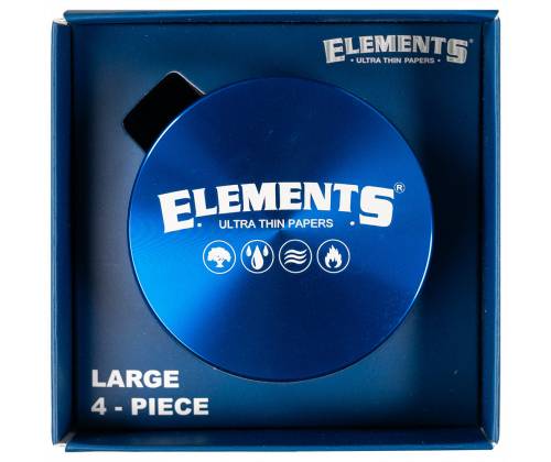 Elements Grinder Τρίφτης Μπλε Large 61mm Aluminium - 4 Parts - Τιμή: 19,50€