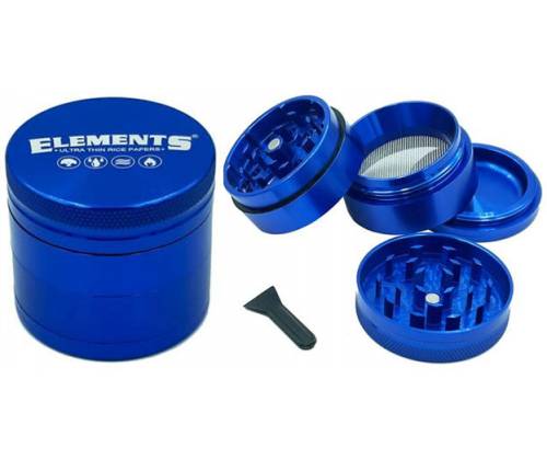 Elements Grinder Τρίφτης Blue Small 49mm Aluminium - 4 Parts - Τιμή: 19,50€