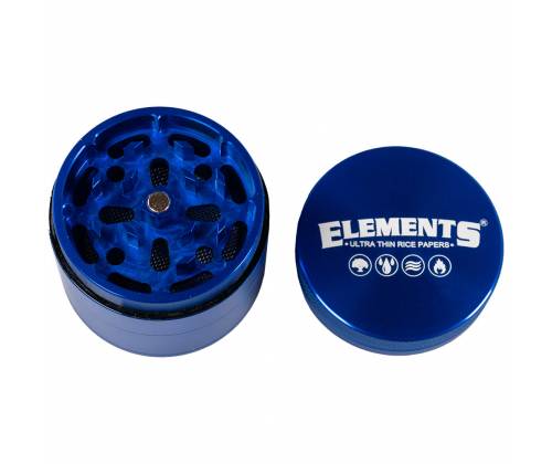 Elements Grinder Τρίφτης Blue Small 49mm Aluminium - 4 Parts - Τιμή: 19,50€