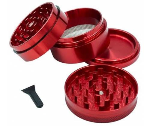 Elements Grinder Τρίφτης Κόκκινο Large 61mm Aluminium - 4 Parts - Τιμή: 19,50€