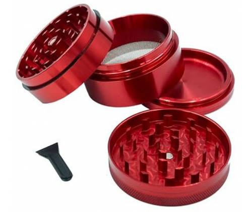 Elements Grinder Τρίφτης Κόκκινο Medium 55mm Aluminium - 4 Parts - Τιμή: 18,50€