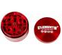 Elements Grinder Τρίφτης Κόκκινο Medium 55mm Aluminium - 4 Parts - Τιμή: 18,50€