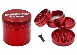 Elements Grinder Τρίφτης Κόκκινο Mini 38mm Aluminium - 4 Parts