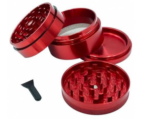 Elements Grinder Τρίφτης Κόκκινο Small 49mm Aluminium - 4 Parts - Τιμή: 17,50€