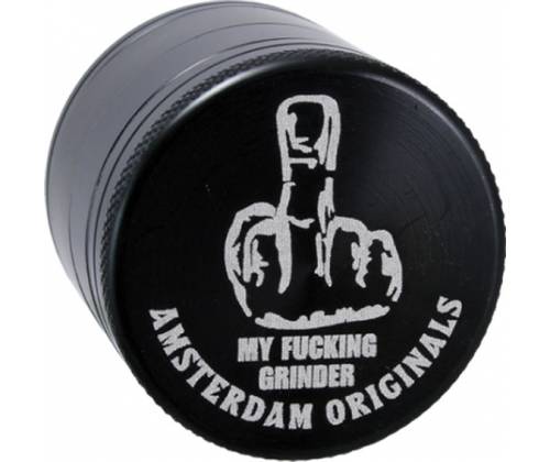 CNC Grinder Τρίφτης Αλουμινίου 40mm Amsterdam Finger - 4 Parts - Τιμή: 12,50€