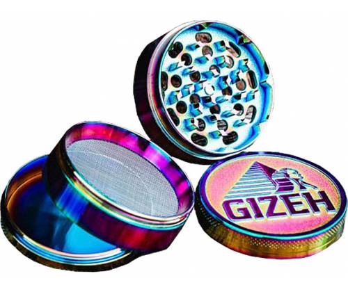 Gizeh Grinder Τρίφτης Icy Pyramide 50mm - 4 Parts - Τιμή: 14,90€
