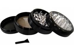 Hammercraft Grinder Τρίφτης Black 63mm Clear Top - 4 Parts
