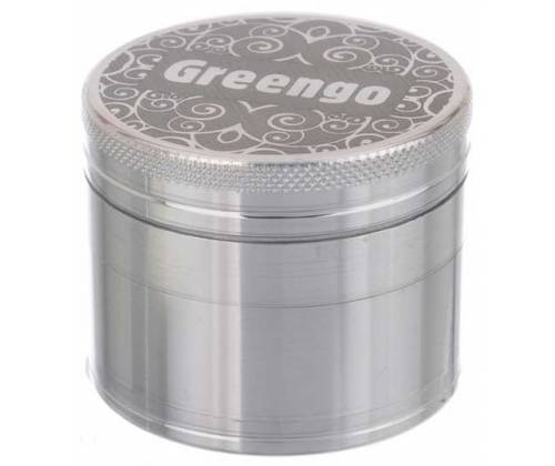 Greengo Grinder Τρίφτης Ασημί 50mm Aluminium - 4 Parts - Τιμή: 16,90€