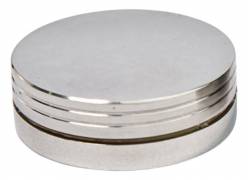 Grinder Τρίφτης Μεταλλικός Ασημί 50mm - 2 Parts